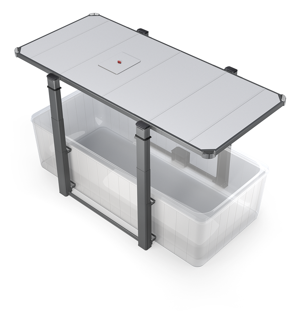 Slate and Platinum top